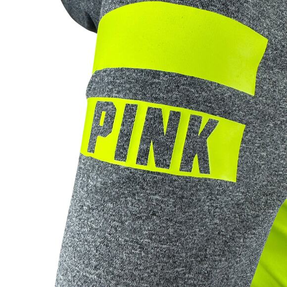 Pink by Victoria's Secret Ultimate Gray Full Zip Hooded Active Sweatshirt XS - Picture 6 of 8